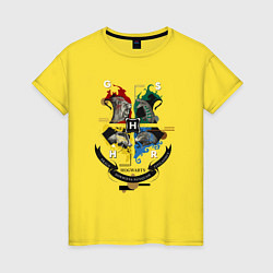 Женская футболка Hogwarts School of Witchcraft and Wizardry