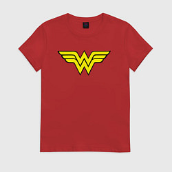 Женская футболка Wonder woman logo