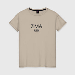 Женская футболка Zima