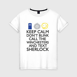 Женская футболка Sherlock doctor