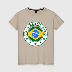 Женская футболка Brazil 2014