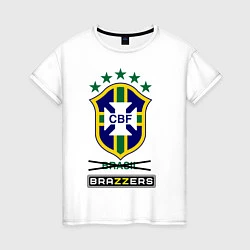 Женская футболка Brazil Brazzers