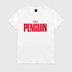 Футболка хлопковая женская The penguin logo, цвет: белый