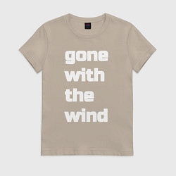 Женская футболка Gone with the wind
