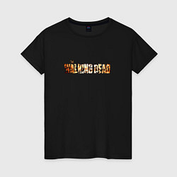 Женская футболка The walking dead zombie
