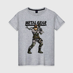 Женская футболка Snake Solid soldier