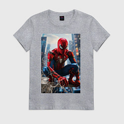 Женская футболка Человек-паук на страже справедливости