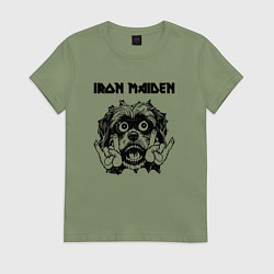 Женская футболка Iron Maiden - rock dog