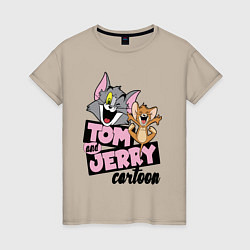 Женская футболка Tom and Jerry
