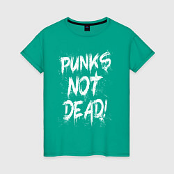 Женская футболка Punk not dead