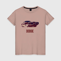 Женская футболка Dodge coronet