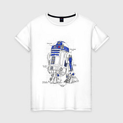 Женская футболка R2-D2