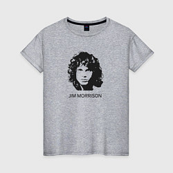 Женская футболка Jim Morrison rock legend