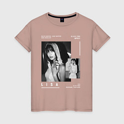 Женская футболка Lisa Blackpink