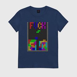 Женская футболка Tetris