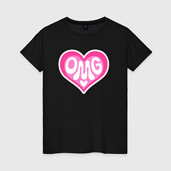 Женская футболка Oh my god love