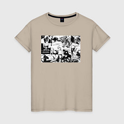 Женская футболка Блич арт