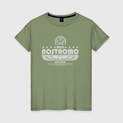 Женская футболка USCSS The Nostromo серый