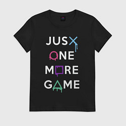 Футболка хлопковая женская Просто еще одна игра, цвет: черный