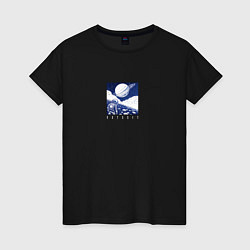 Женская футболка Man in space