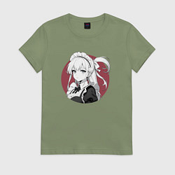 Женская футболка Ретро горничная служанка