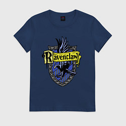 Футболка хлопковая женская Ravenclaw emblem, цвет: тёмно-синий
