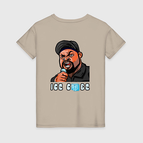 Женская футболка Icecube / Миндальный – фото 2