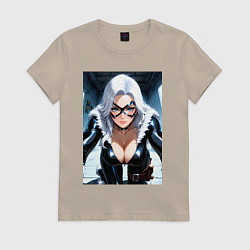 Женская футболка Черная кошка Фелиция Харди