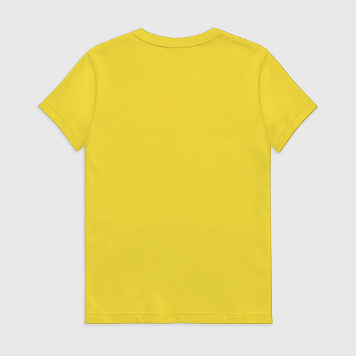 Женская футболка Слон и сердце / Желтый – фото 2