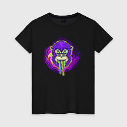 Женская футболка Purple monkey
