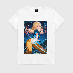 Женская футболка Марин Китагава косплей Dragon Ball