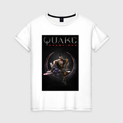 Женская футболка Quake champions Anarki