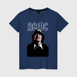 Женская футболка AC DC Ангус Янг навсегда