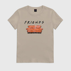 Женская футболка Friends - logo