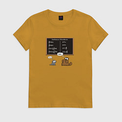 Женская футболка Уравнения Максвелла