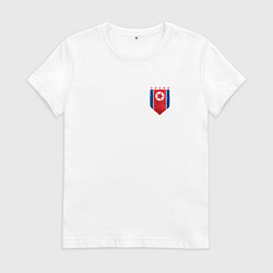Женская футболка North Korean symbol