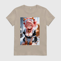 Женская футболка Фейт Тамамо в костюме горничной