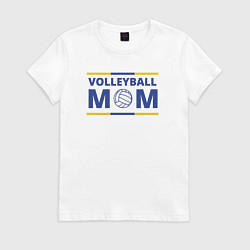Женская футболка Волейбольная мама
