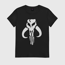 Женская футболка Знак мандалора The mandalorian