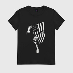 Женская футболка Shot Trump