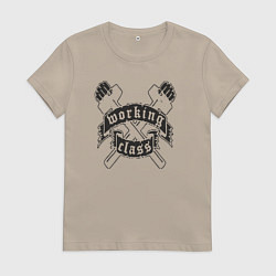 Женская футболка Working class