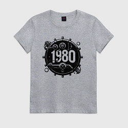 Женская футболка Механический 1980