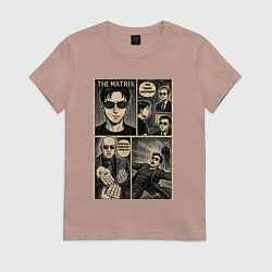 Женская футболка The matrix
