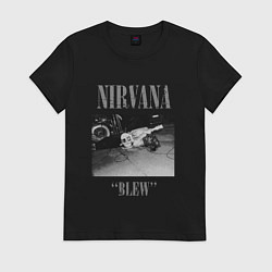 Женская футболка Nirvana blew