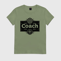 Женская футболка Коуч стимпанк