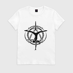 Женская футболка Орнамент гимнастика