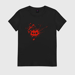 Женская футболка Bloody squid game