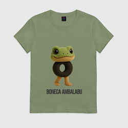 Женская футболка Boneca Ambalabu Brainrot