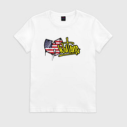 Женская футболка USA Wu-Tang