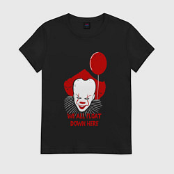 Женская футболка We all float